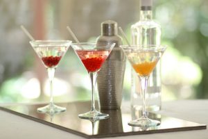 molecular gastronomy Australia_Cocktails & Strawberry, Tangerine & Cherry
