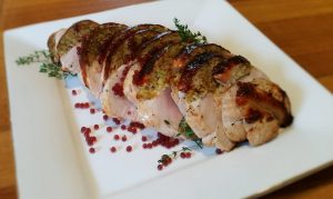 Turkey Breast with Pistachio & Thyme Stuffing