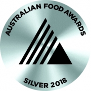 Silver medal 2018 Australian Food Awards