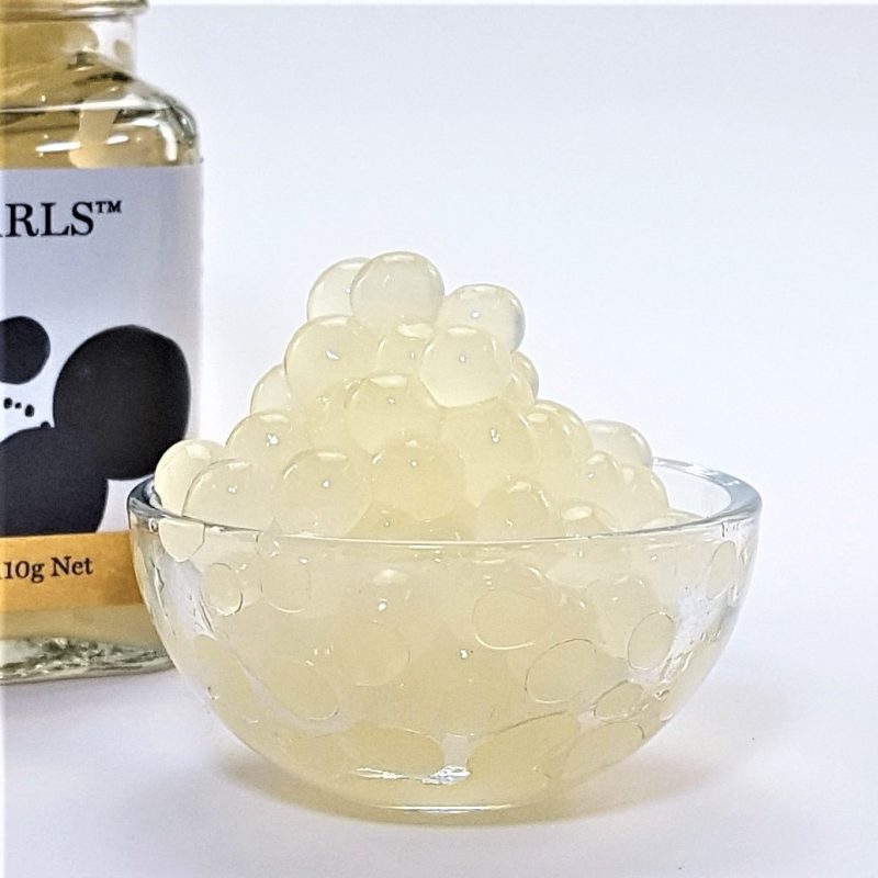 Yuzu Flavour Pearls Product in dish