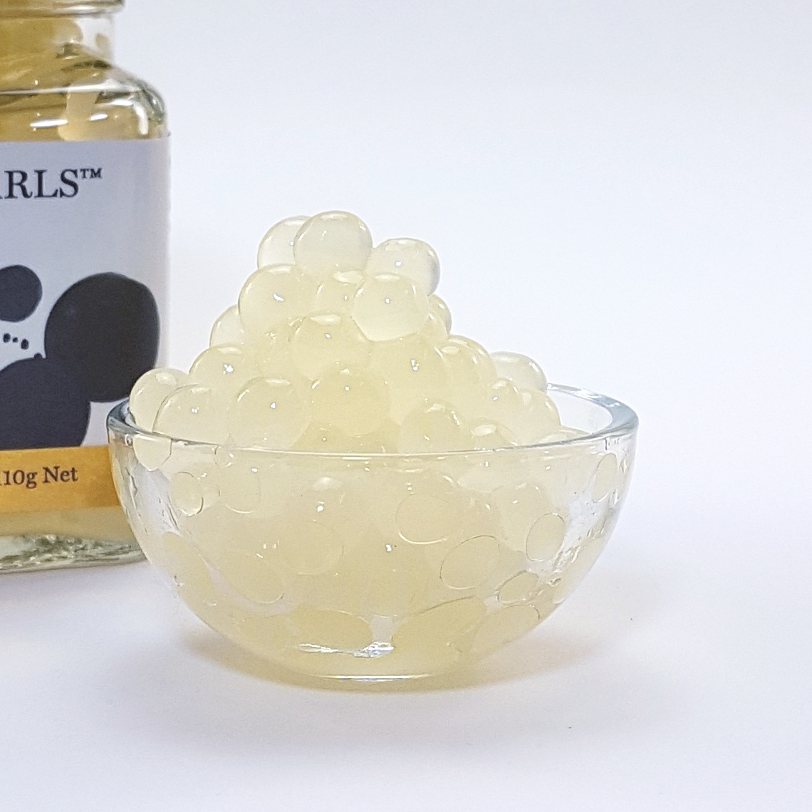 Yuzu Flavour Pearls Product in dish
