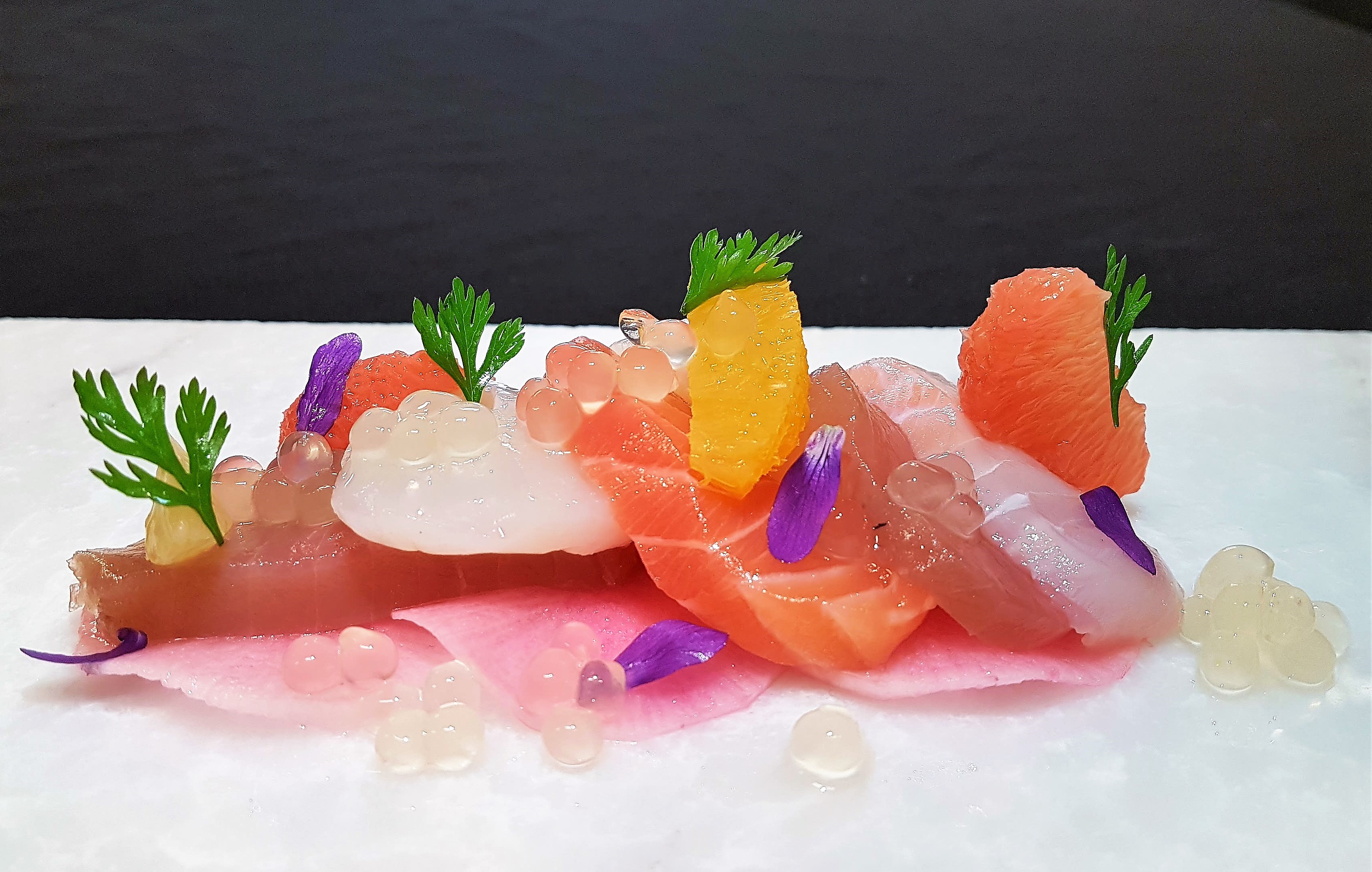 Peninsula Larders Yuzu Flavour Pearls add a vibrant citrus zing to your favourite seafood dishes