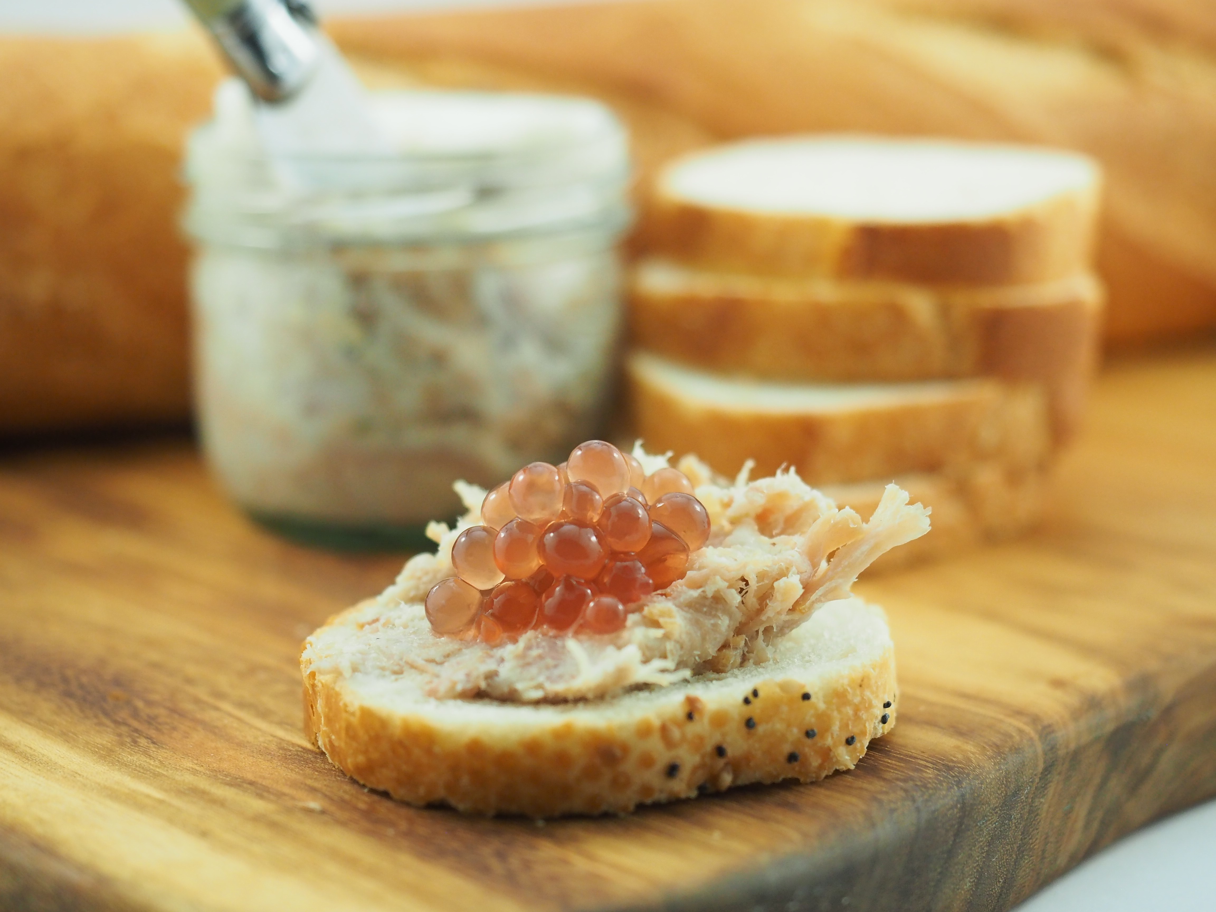 Pork rillette recipe with Mulled Wine Flavour Pearls