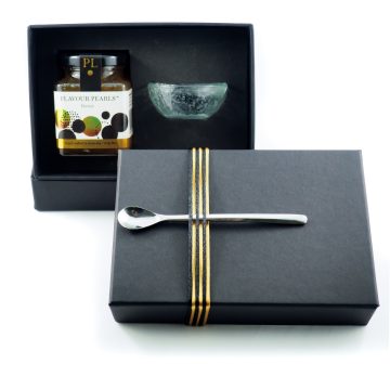 Gift Box with Large Jar Dish and Spoon