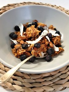 Blueberry Coconut and Almond Granola