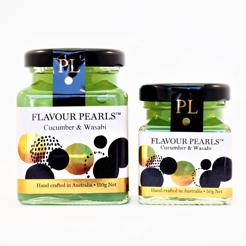 Cucumber and Wasabi Flavour Pearls Jars