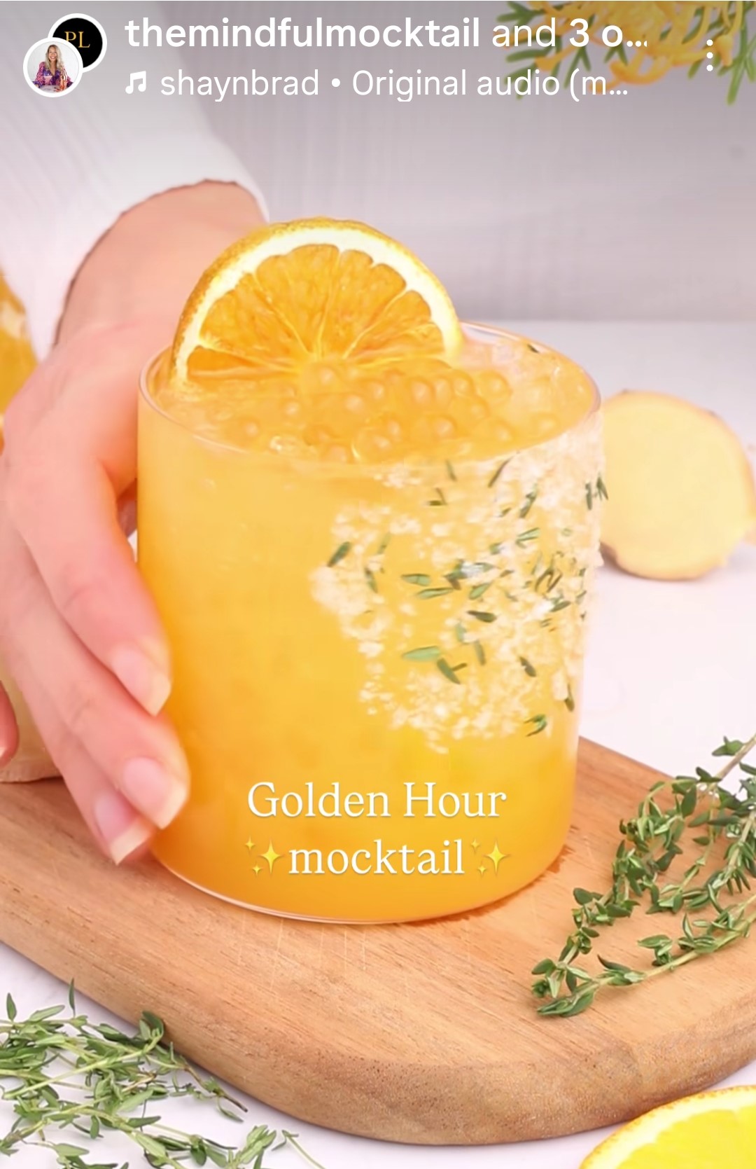 Golden Hour Fizz with Honey Flavour Pearls