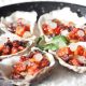 Oysters with Chorizo Butter and Yuzu Flavour Pearls