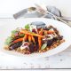 Roast Beets and Carrots with Lentils Ash Brie and Pepperberry and Cherry Flavour Pearls