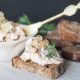 Smoked Salmon Spread with Rye and Lemon & Black Pepper Flavour Pearls